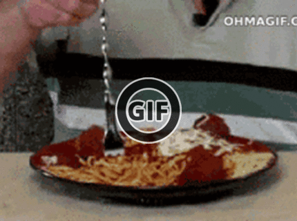 BRATM GIF: Niečo pre milovníkov špagiet :D