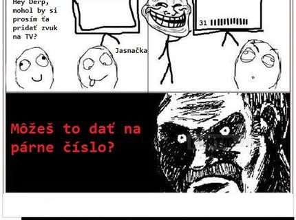 Ľudská úchylka - párne hodnoty :D kto pozná?:D