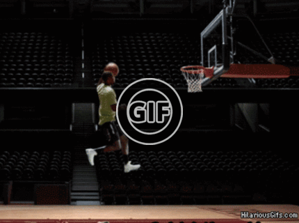 BRATM GIF: Basketbal- to je nuda :D :D