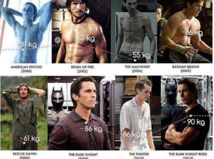 1 muž a jeho 8 filmov :D vždy iná váha !