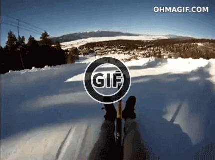 BRATM GIF: Sánkovačka na lopate :D