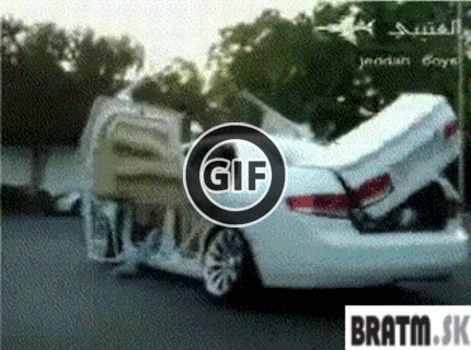 BRATM GIF: Toto auto sa zbláznilo :D