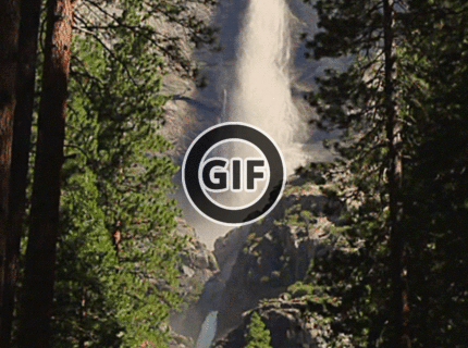 BRATM GIF: Úžasný vodopád :)