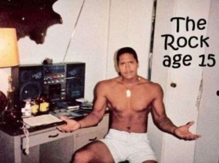 The Rock, keď mal 15 rokov :D