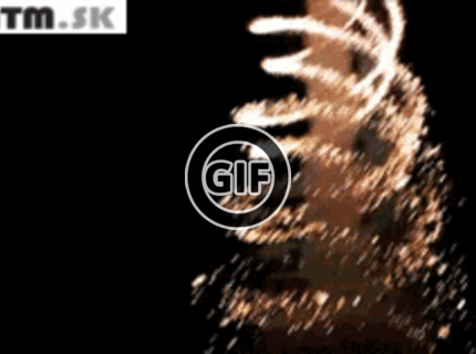 BRATM GIF: Toto sa vám bude páčiť ! Zaujímavý a originálny ohňostroj :)