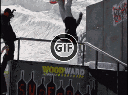 BRATM GIF: Umenie snowboarding :)