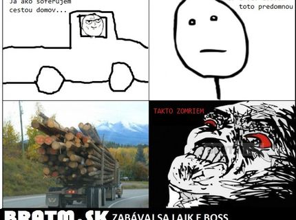 To najhoršie, čo sa môže stať cestou domov ! :D