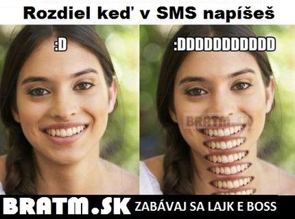 Aký je rozdiel v smailíkoch :D
