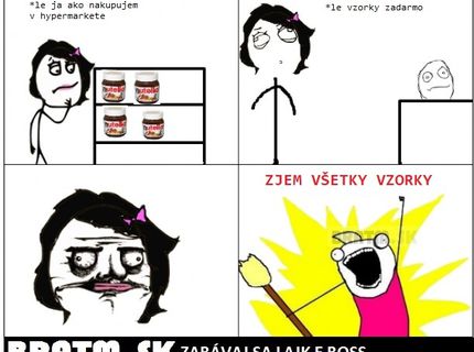 Keď sú vzorky zadarmo :D