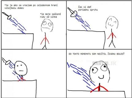 Keď sa vraciaš po celom dni z volejbalu :D