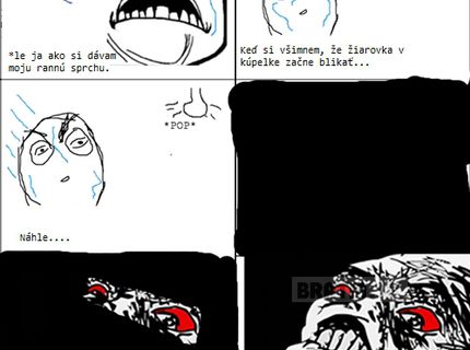 Počas rannej sprchy :D