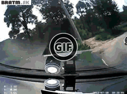BRATM GIF:  Hups! ďaleko nedošiel :D