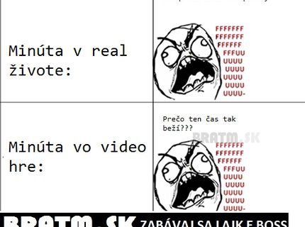 Ako plynie minúta :D
