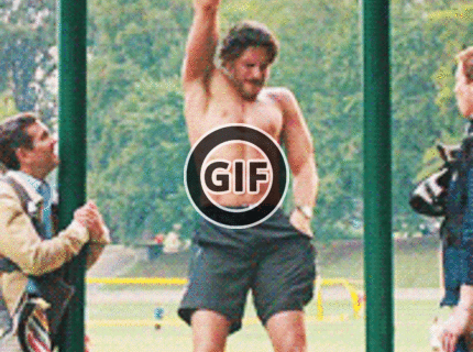 BRATM GIF: Takto to stíha správny chlap :D