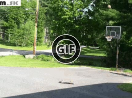 BRATM GIF: Originálna strela na kôš :D