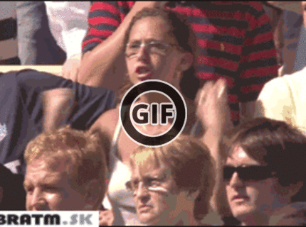 BRATM GIF: Rozčúlená fanynka :D