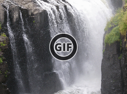 BRATM GIF: Vychutnajte si krásu tohto vodopádu :)