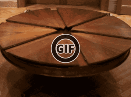 BRATM GIF: Super rozkladací stôl pre mnohopočetnú návštevu :D