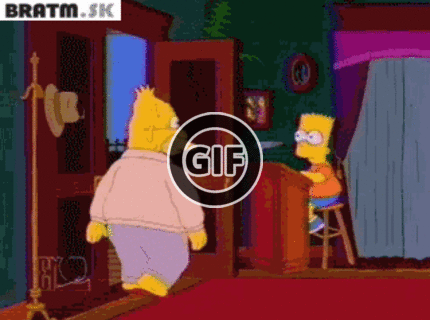 BRATM GIF: Typický príchod a odchod seniora z domu :D