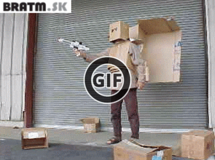 BRATM GIF: Original kartónový transformer :D