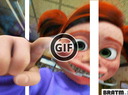 BRATM GIF: Super 3D gif, viete z akej je to rozprávky ? :D