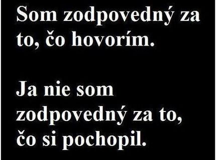 Ak to nechápeš, tvoj problém
