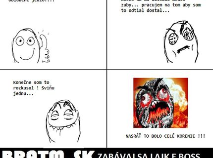 REALITA, keď sa vám dostane niečo medzi zuby :D