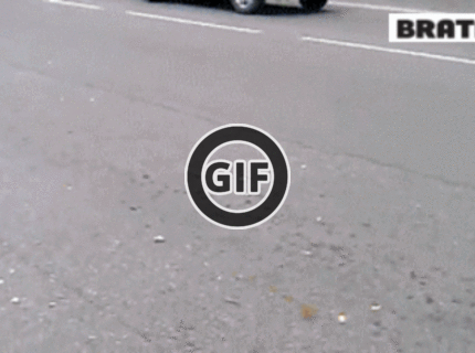 BRATM GIF: COOL, tak toto auto vezie naozaj super náklad :D