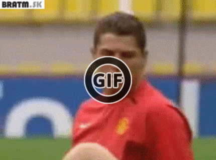 BRATM GIF: Ronaldo v nemom úžase :D