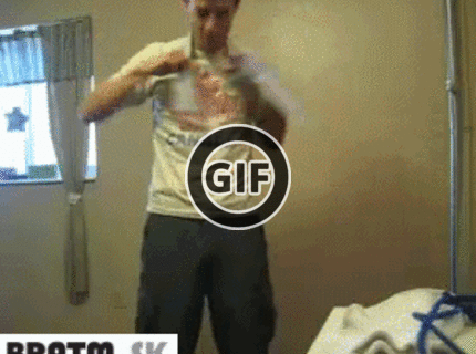 BRATM GIF: Najrýchlejšie zaviazanie kravaty :D