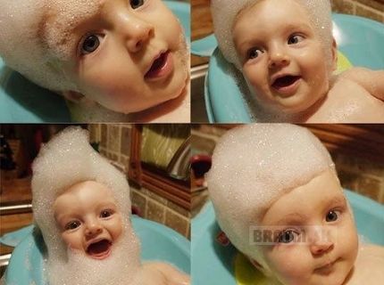 Ako to vyzerá, keď necháte otca samého s bábätkom :D