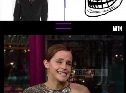 Ema Watson a jej meme face :D