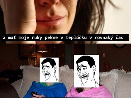 Úžasnééé! :D Mať elektroniku v posteli a zároveň ruky v teplúčku :D