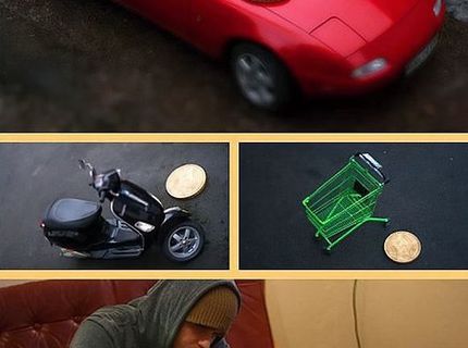 Miniatúrne modely, alebo obrovská 50 centovka ? :D