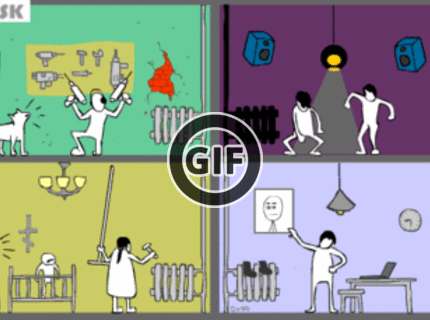 BRATM GIF: Taký typický slovenský panelák :D