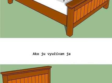 Ako využívate vy vašu veľkú posteľ ? :D