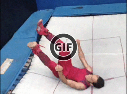 BRATM GIF: Úžasné zručnosti na trampolíne :D