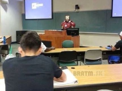 Ako to vyzerá na technickej škole :D