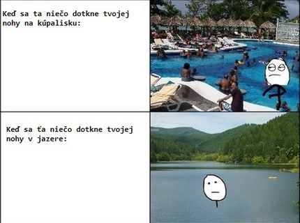 Ten pocit, keď sa ťa niečo dotkne :D