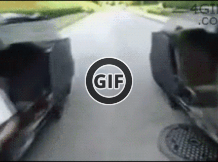 BRATM GIF: Ako zabrániť dopravnej nehode :D