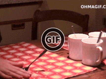 BRATM GIF: Trik s lyžičkami :D