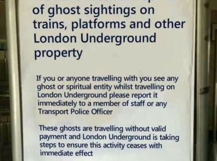 ŠOKUJÚCE! V londýnskom metre bojujú proti cestujúcim duchom :D