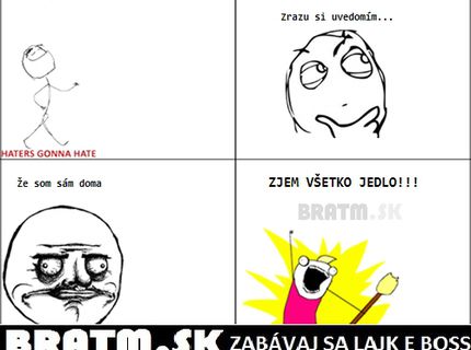 Najúžasnejšia činnosť, keď sme sami doma :D