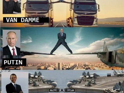 Van Damme vs. Obama a Putin :D