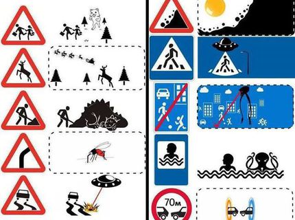 HUSTÉ: Dopravné značenia tak ako ste ich ešte nevideli... :D