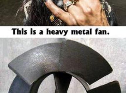 Viete ako vyzerá skutočný heavy metal fan?:D:D