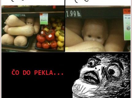 Počas nakupovania v supermarkete :D