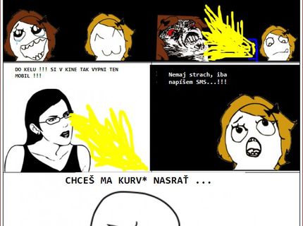 Počas pozerania filmu v kine :D