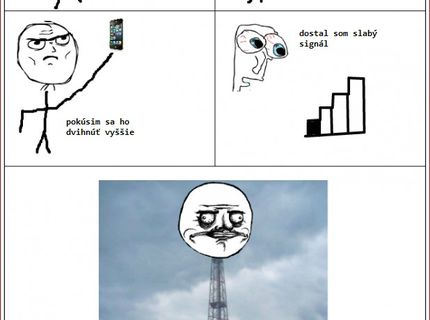 Ten pocit, keď nemáte signál :D