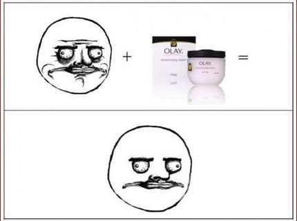 Účinok krému proti vráskam :D